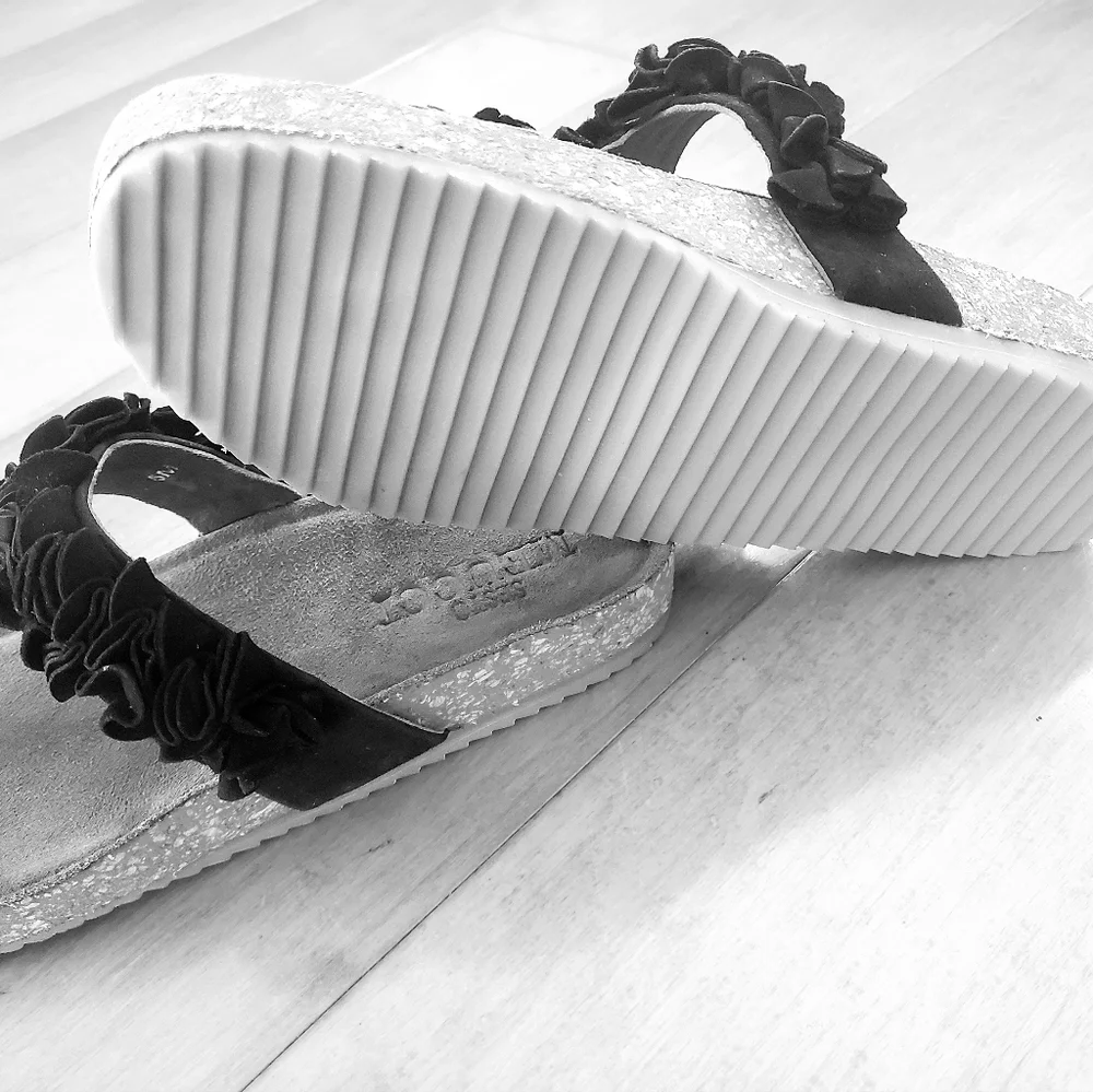 Italian Suede Sandals, 5